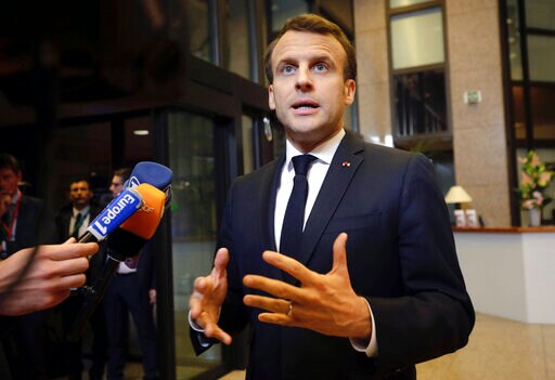 France's Macron Plays Hard Ball in EU Brexit Debate