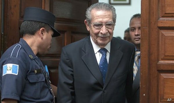 Guatemala Top Court Overturns Rios Montt Genocide Conviction