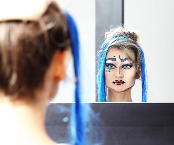 readying for a drag show 