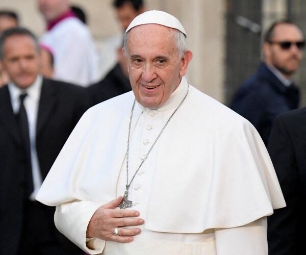 pope francis smiles
