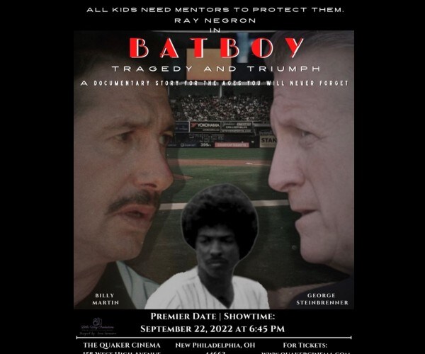 poster for the movie with billy martin and george steinbrenner featured
