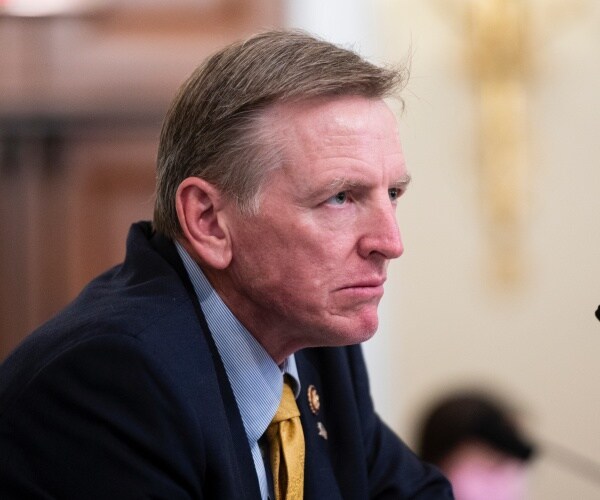 paul gosar listens in on a house hearing