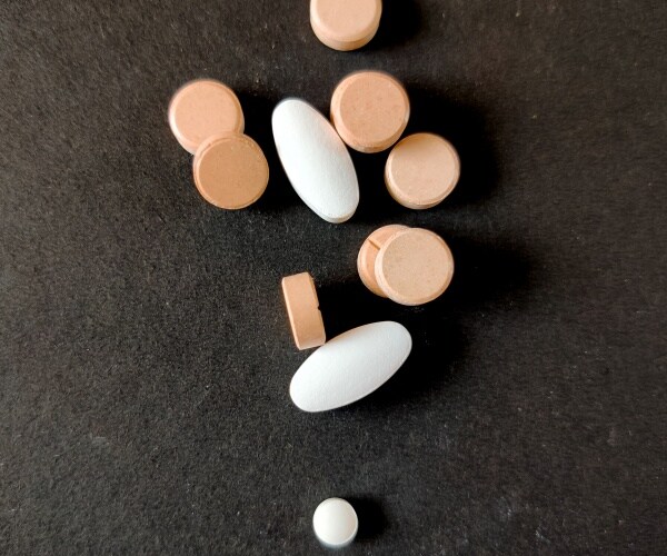 A variety of pills used to fight COVID