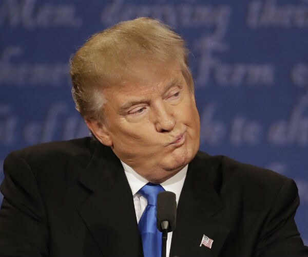 Trump's Debate Sniffs Take Off on Social Media