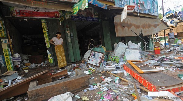 Mosque, Muslim Shops Attacked Near Myanmar's Biggest City