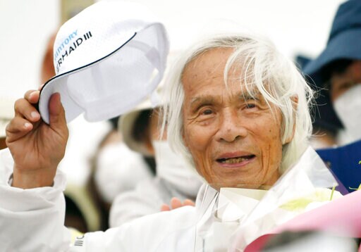 Japanese Man, 83, Ready for More after Crossing Pacific Solo