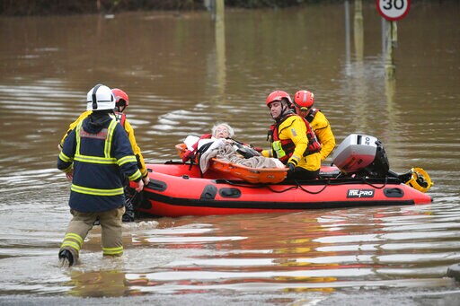 Red Flood Warning Issued for Wales as Storm Rips across UK