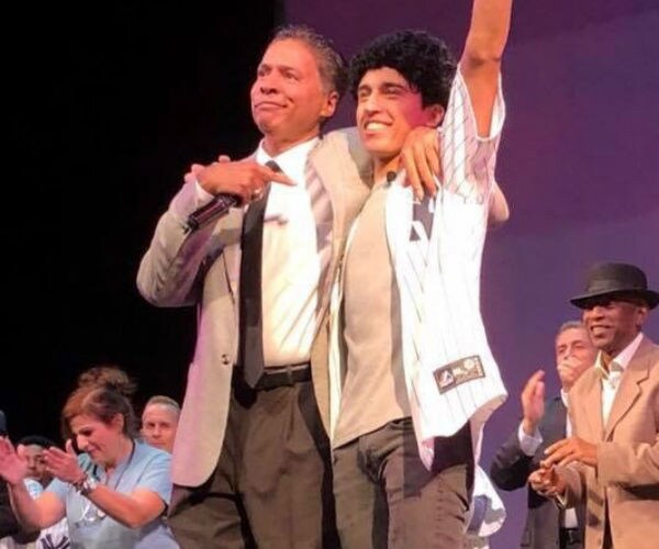 new york yankee ray negron with carmine elvezio 