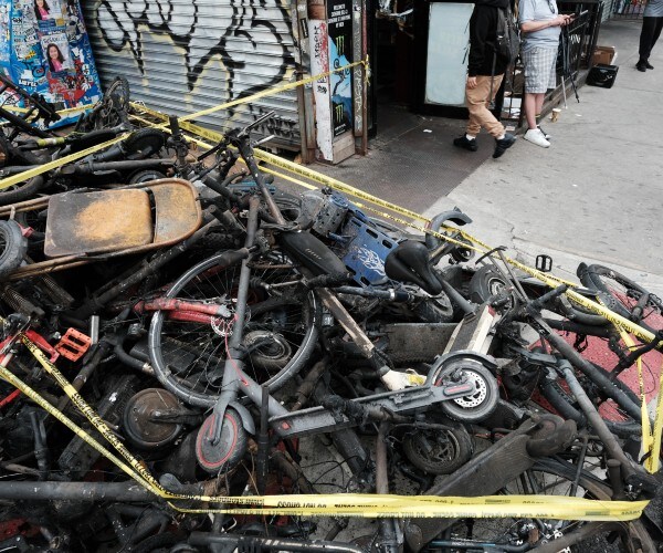 results of lithium ion battery fire in the big apple at electric bike repair shop  