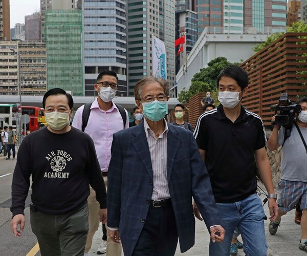 Hong Kong Police Disperse Demonstrators Gathered in Mall Protest