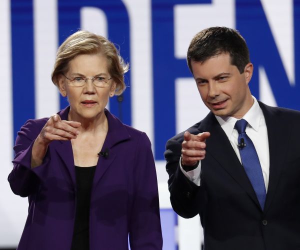 Warren, Buttigieg Circle in Iowa