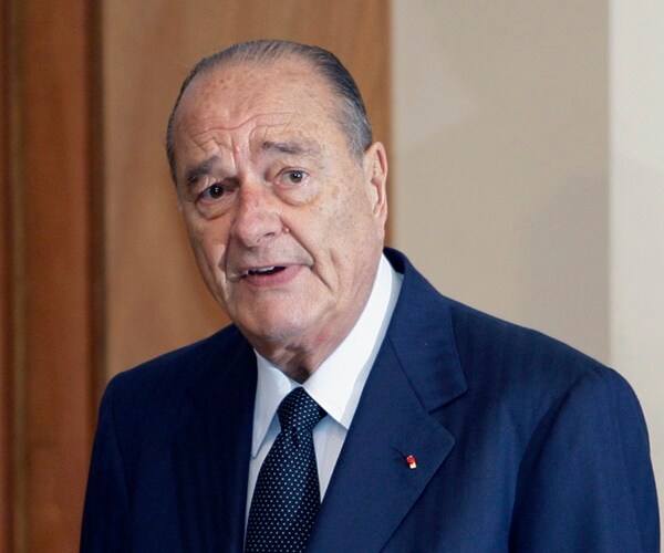 jaques chirac addresses an audience during a ceremony in 2010