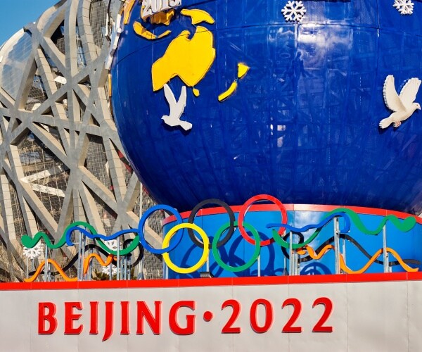 Beijing Olympics 2022 sign 