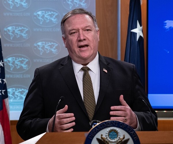 sec. mike pompeo briefs reporters