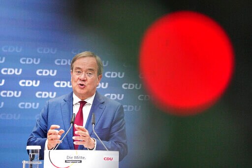 German Leadership Candidate Talks Security amid Party Woes