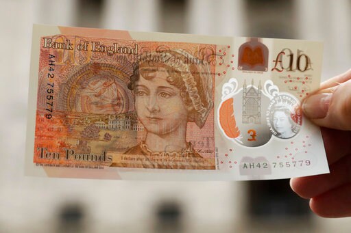 New Plastic Jane Austen 10-pound Note Launched in UK