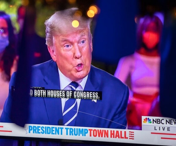 president trump speaks at nbc town hall