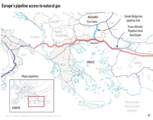 New Gas Pipeline Boosts Europe's Bid to Ease Russian Supply