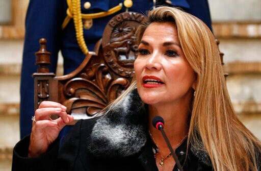 The Latest: Bolivia Interim Leader Warns Evo Morales