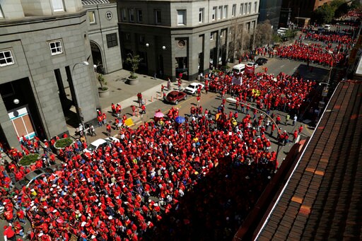 South African Workers Criticize Ramaphosa in Protest
