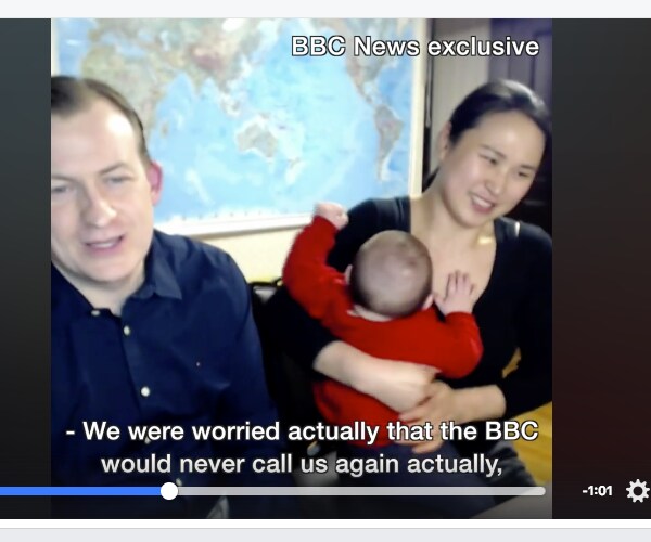 Reporter Whose Kids Crashed BBC News: 'Comedy of Errors'