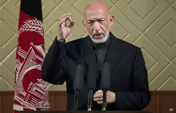 Karzai: US Can Have 9 Afghan Bases After 2014