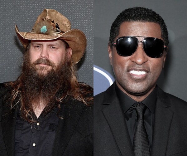 chris stapleton, left, and babyface