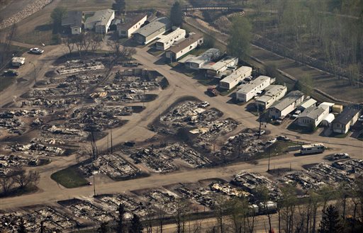 Fire Evacuation Orders Lifted North of Fort McMurray