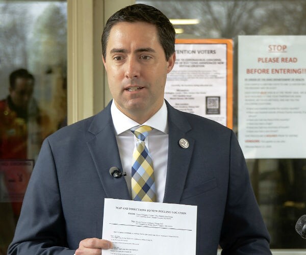 ohio secretary of state frank larose speaks during a news conference