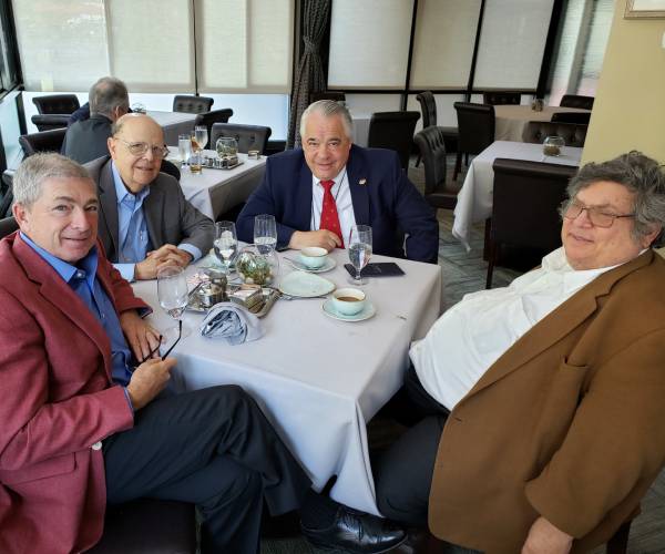 businessman Dan Cohen; Human Events editor (retired) Allan Ryskind; John Gizzi; Prof. Marshall Breger.