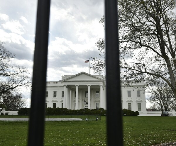 the north lawn of the white house