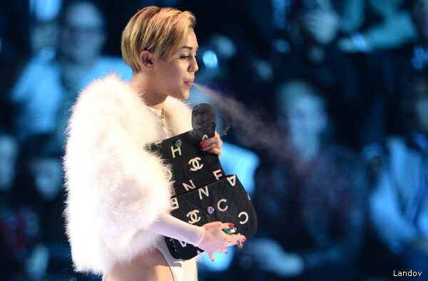 Miley Cyrus Smokes Joint on Stage During MTV EMA Awards