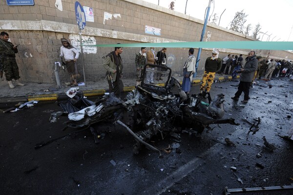 Yemen Car Bomb Kills 33 in Suspected al-Qaida Terrorist Attack
