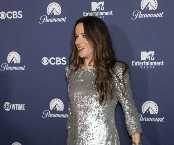 Ashley Biden poses for cameras