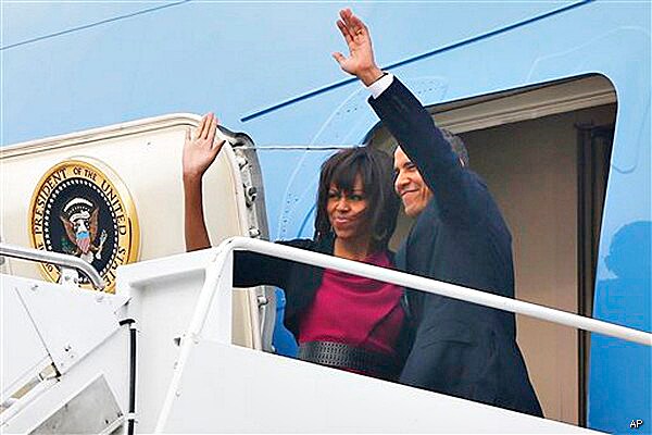 Obama Heads to Texas for Bush Museum Dedication, Fundraising