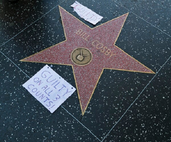 Bill Cosby's Star Vandalized on Hollywood Walk of Fame