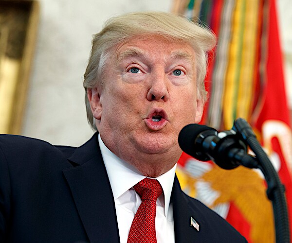 president donald trump speaks during a contentious news conference