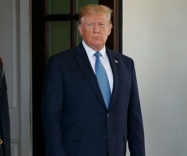 us president donald trump at the white house 