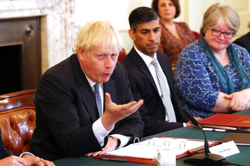 UK's Johnson Vows to Stay in Office after Top Ministers Quit