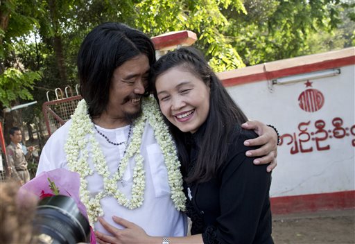 Prominent Political Prisoner Freed in Myanmar, Many Remain