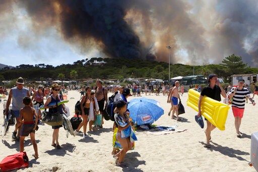 French Crews Tame Dramatic Wildfire on Mediterranean Coast