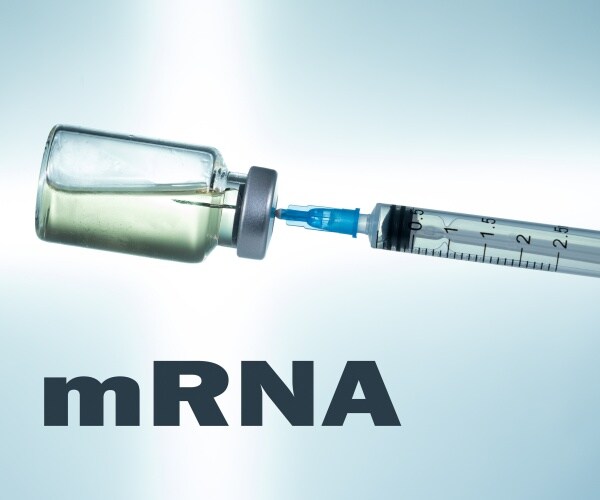 vial, syringe, mRNA vaccine label