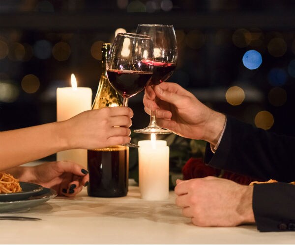 perfect romantic meal