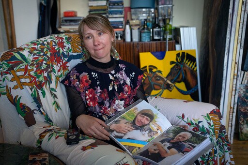 For a Group of Ukrainian Women, Painting Is a Form of Therapy to Help Them Cope with Loss