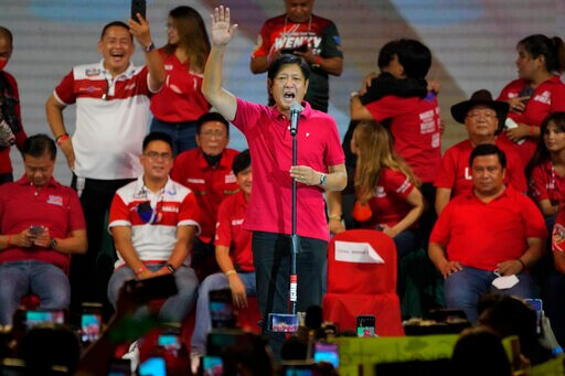 Philippine Election Narrows to Marcos, Rights Defender