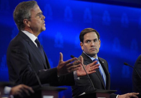 Debate Leaves Bush Battered