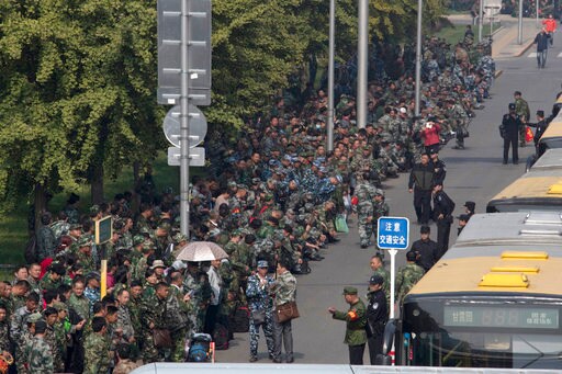 Large Army Veteran Protests in China Pose Challenge for Xi