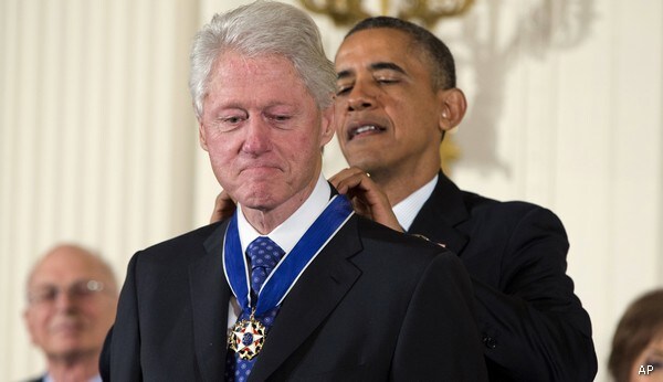 Obama Honors Bill Clinton With Presidential Medal of Freedom 