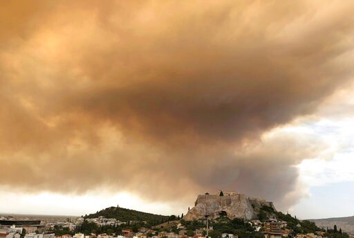 The Latest: Greece Seeks EU Help to Battle Forest Fires