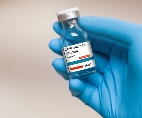 vial of coronavirus vaccine